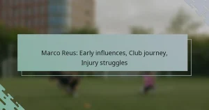 Marco Reus: Early influences, Club journey, Injury struggles